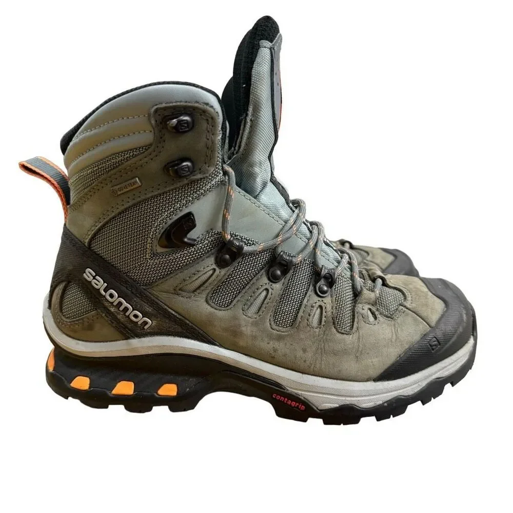 Salomon Quest 4D 3 GTX Hiking Boots Women Size US 7.5 Waterproof 401566